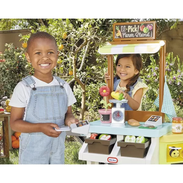 imageLittle Tikes 3in1 Garden to Table Market Pretend Garden Food Growing and Cooking Toy Role Play Kitchen Playset for Multiple Kids and Toddlers