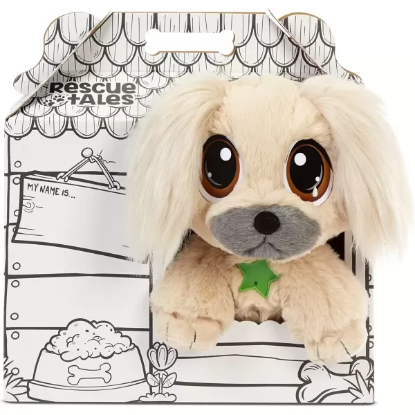 imageLittle Tikes Rescue Tales Pekingese Adoptable Pet Interactive Plush Toy Dog Stuffed Animal Wags Tail Puppy Sounds Collar Doghouse Playset Gifts for Kids Toys for Girls ampamp Boys Ages 3 4 5 Year