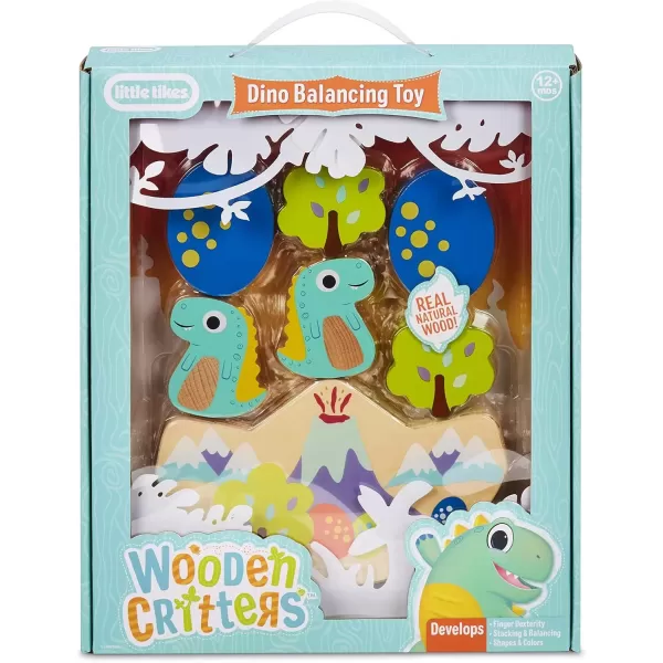 imageLittle Tikes Wooden Critters LlamaCorn Developmental Balancing ToyDino