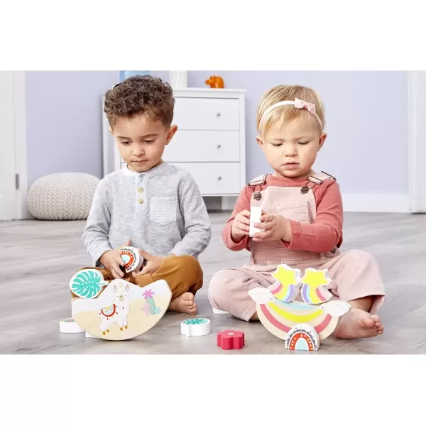 imageLittle Tikes Wooden Critters LlamaCorn Developmental Balancing ToyLlamacorn