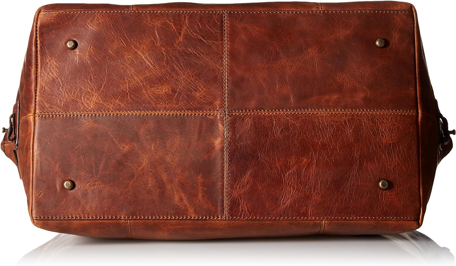 FRYE Logan Large Travel Dopp Kit - Astuccio Da Viaggio In Pelle Uomo, Cognac, Leggero