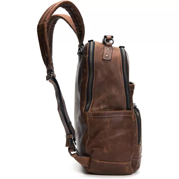 FRYE Logan Backpack Backpack Cognac Antique Pull Up One Size