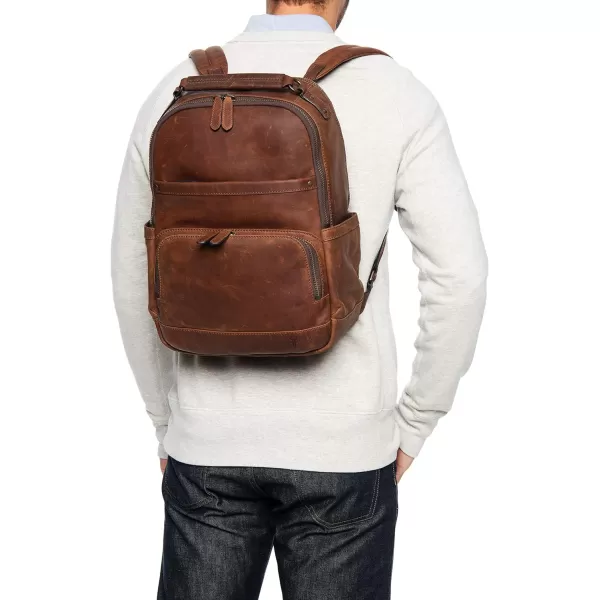 FRYE Logan Backpack Backpack Cognac Antique Pull Up One Size