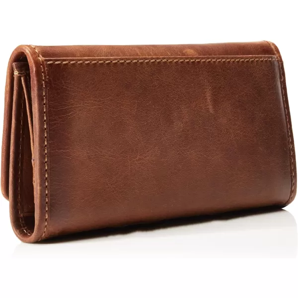 FRYE Melissa Continental Snap Leather Wallet