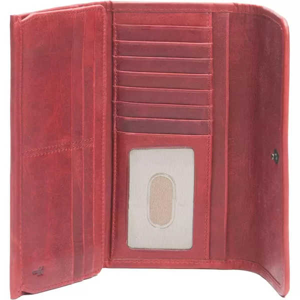 FRYE Melissa Continental Snap Leather Wallet