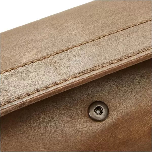 FRYE Melissa Continental Snap Leather Wallet