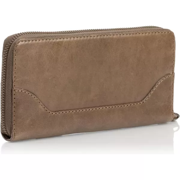 FRYE Melissa Zip Around Leather Wallet