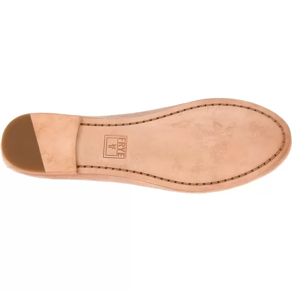 Frye Carson Ballet Flats for Women Featuring Premium Tumbled Leather with Leather Lining and Leather Outsole – 3/8" Heel