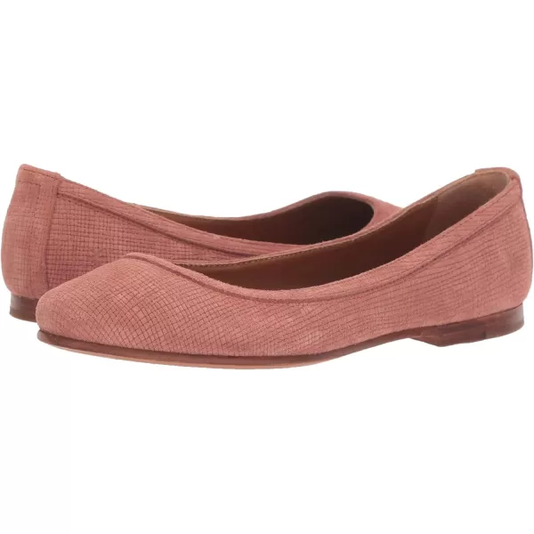 Frye Carson Ballet Flats for Women Featuring Premium Tumbled Leather with Leather Lining and Leather Outsole – 3/8" Heel