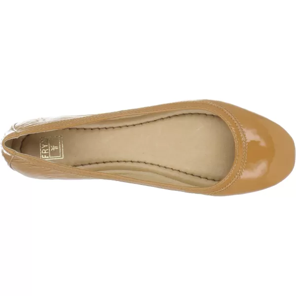 Frye Carson Ballet Flats for Women Featuring Premium Tumbled Leather with Leather Lining and Leather Outsole – 3/8" Heel