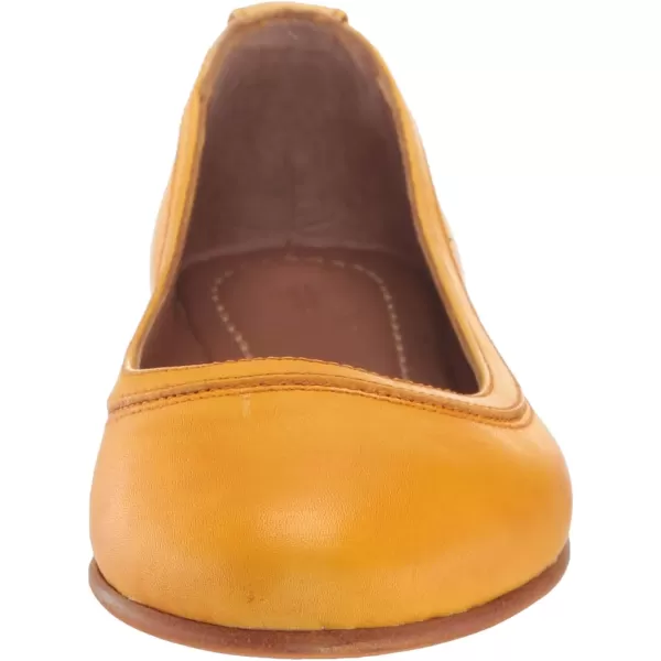 Frye Carson Ballet Flats for Women Featuring Premium Tumbled Leather with Leather Lining and Leather Outsole – 3/8" Heel