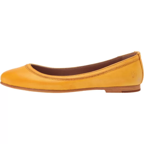 Frye Carson Ballet Flats for Women Featuring Premium Tumbled Leather with Leather Lining and Leather Outsole – 3/8" Heel