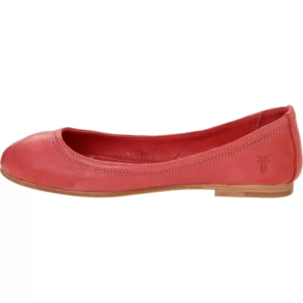 Frye Carson Ballet Flats for Women Featuring Premium Tumbled Leather with Leather Lining and Leather Outsole – 3/8" Heel