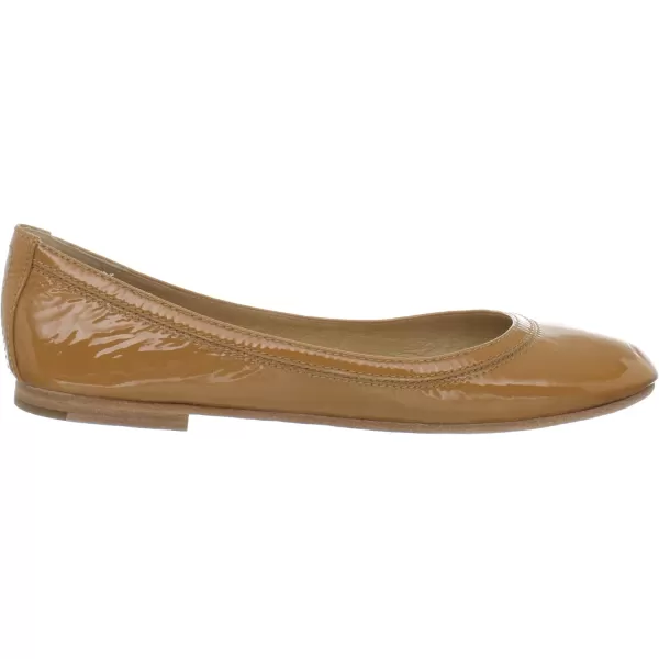 Frye Carson Ballet Flats for Women Featuring Premium Tumbled Leather with Leather Lining and Leather Outsole – 3/8" Heel