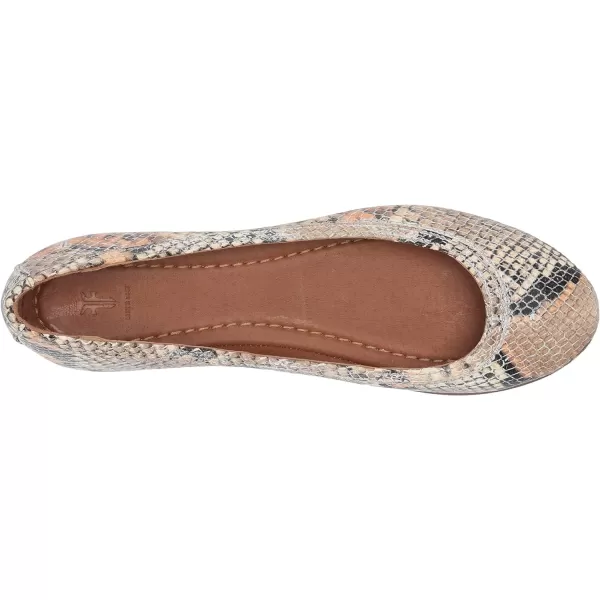 Frye Carson Ballet Flats for Women Featuring Premium Tumbled Leather with Leather Lining and Leather Outsole – 3/8" Heel