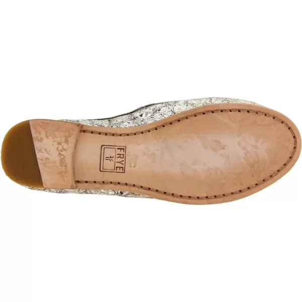 Frye Carson Ballet Flats for Women Featuring Premium Tumbled Leather with Leather Lining and Leather Outsole – 3/8" Heel