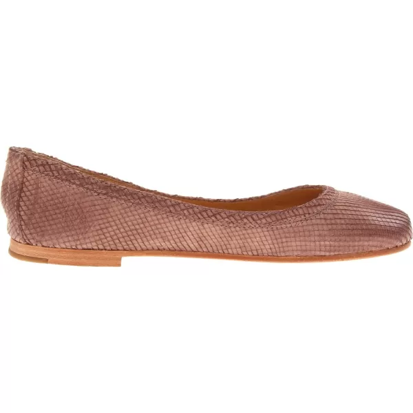 Frye Carson Ballet Flats for Women Featuring Premium Tumbled Leather with Leather Lining and Leather Outsole – 3/8" Heel