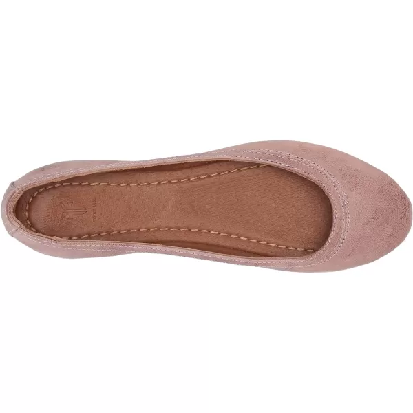 Frye Carson Ballet Flats for Women Featuring Premium Tumbled Leather with Leather Lining and Leather Outsole – 3/8" Heel