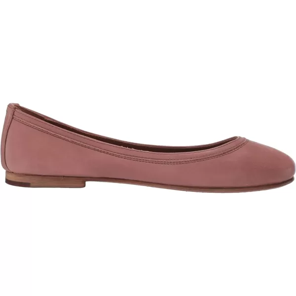 Frye Carson Ballet Flats for Women Featuring Premium Tumbled Leather with Leather Lining and Leather Outsole – 3/8" Heel