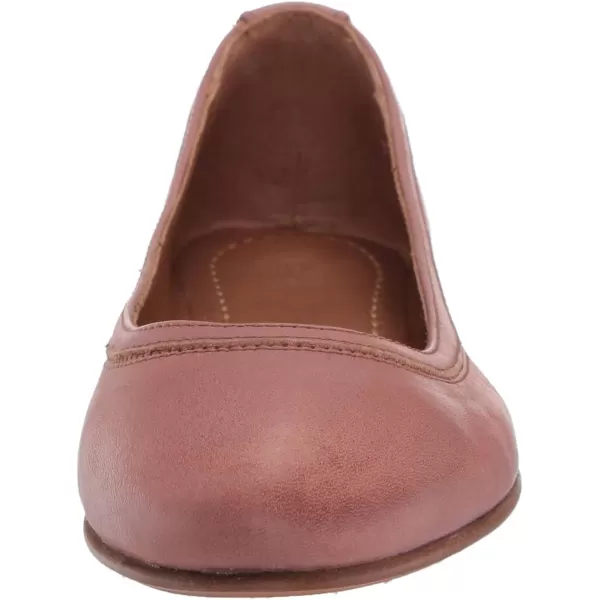 Frye Carson Ballet Flats for Women Featuring Premium Tumbled Leather with Leather Lining and Leather Outsole – 3/8" Heel