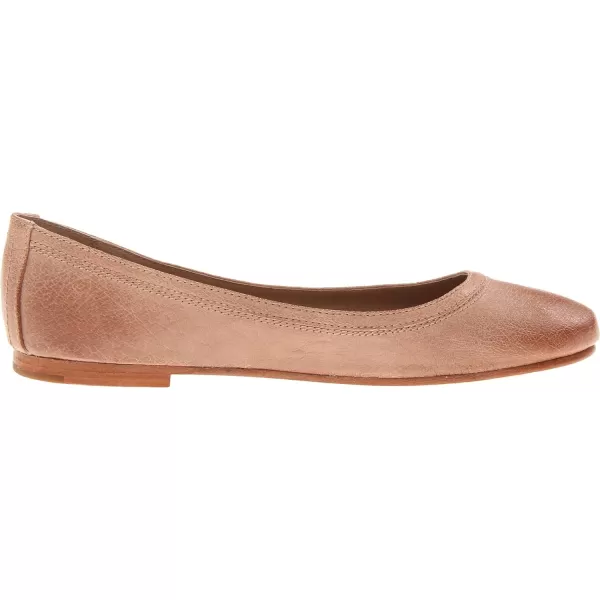 Frye Carson Ballet Flats for Women Featuring Premium Tumbled Leather with Leather Lining and Leather Outsole – 3/8" Heel