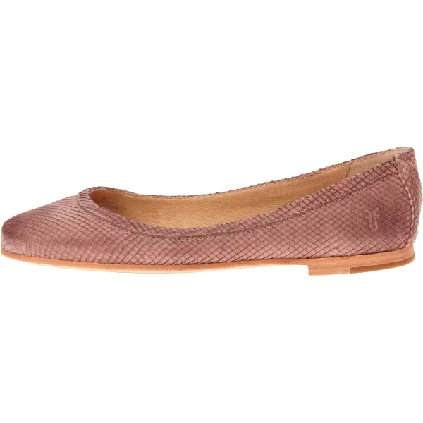 Frye Carson Ballet Flats for Women Featuring Premium Tumbled Leather with Leather Lining and Leather Outsole – 3/8" Heel