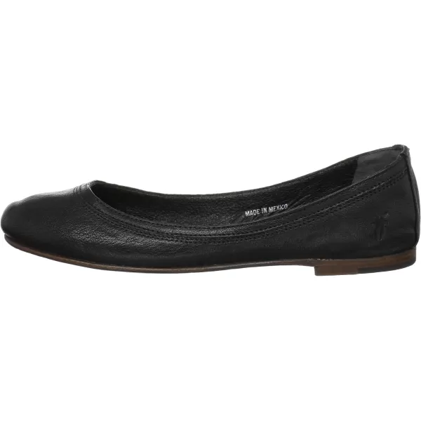 Frye Carson Ballet Flats for Women Featuring Premium Tumbled Leather with Leather Lining and Leather Outsole – 3/8" Heel