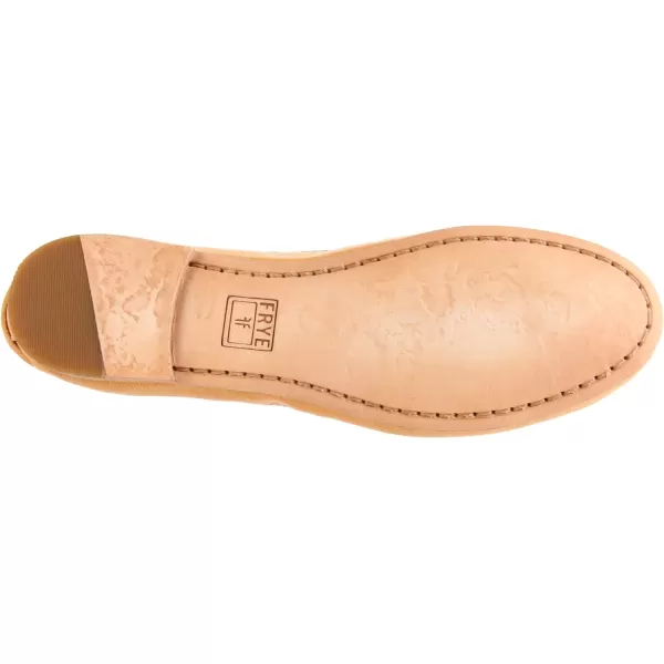 Frye Carson Ballet Flats for Women Featuring Premium Tumbled Leather with Leather Lining and Leather Outsole – 3/8" Heel