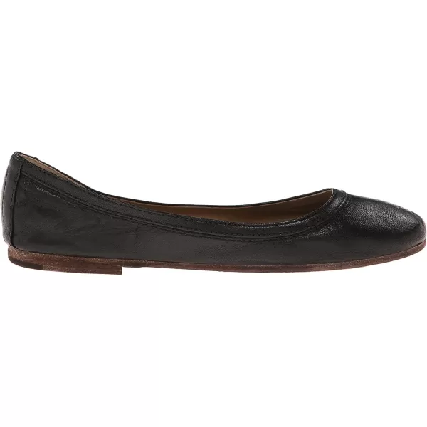 Frye Carson Ballet Flats for Women Featuring Premium Tumbled Leather with Leather Lining and Leather Outsole – 3/8" Heel