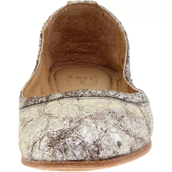 Frye Carson Ballet Flats for Women Featuring Premium Tumbled Leather with Leather Lining and Leather Outsole – 3/8" Heel