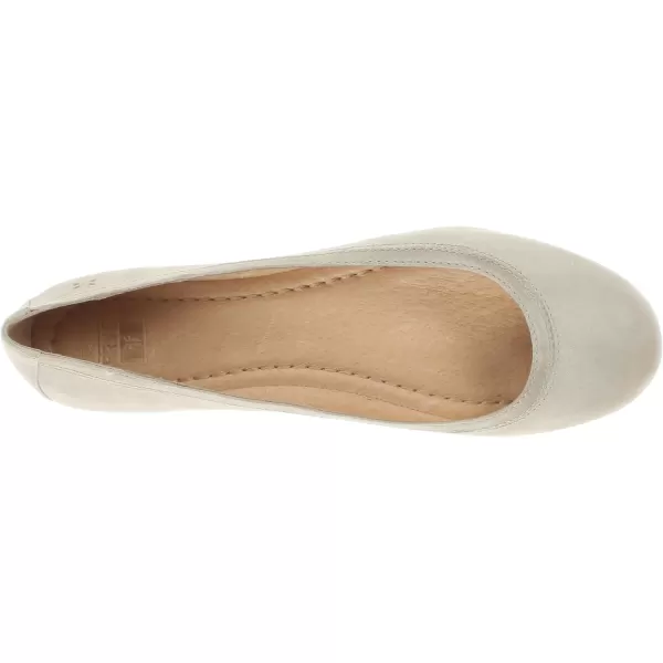 Frye Carson Ballet Flats for Women Featuring Premium Tumbled Leather with Leather Lining and Leather Outsole – 3/8" Heel