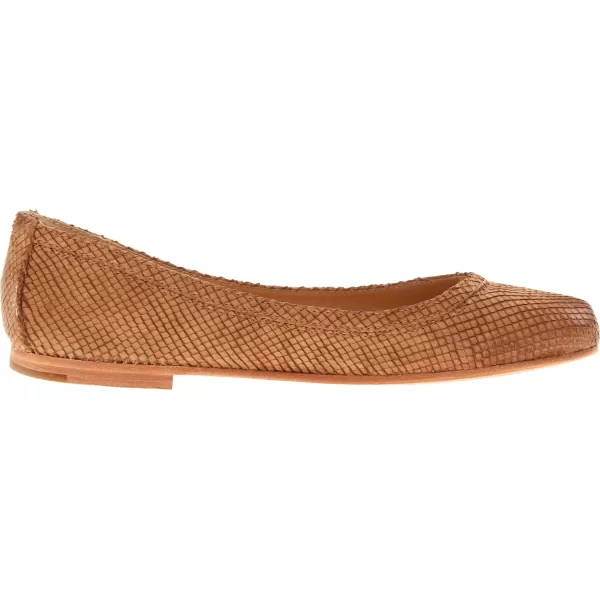 Frye Carson Ballet Flats for Women Featuring Premium Tumbled Leather with Leather Lining and Leather Outsole – 3/8" Heel