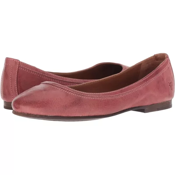 Frye Carson Ballet Flats for Women Featuring Premium Tumbled Leather with Leather Lining and Leather Outsole – 3/8" Heel