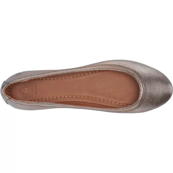 Frye Carson Ballet Flats for Women Featuring Premium Tumbled Leather with Leather Lining and Leather Outsole – 3/8" Heel