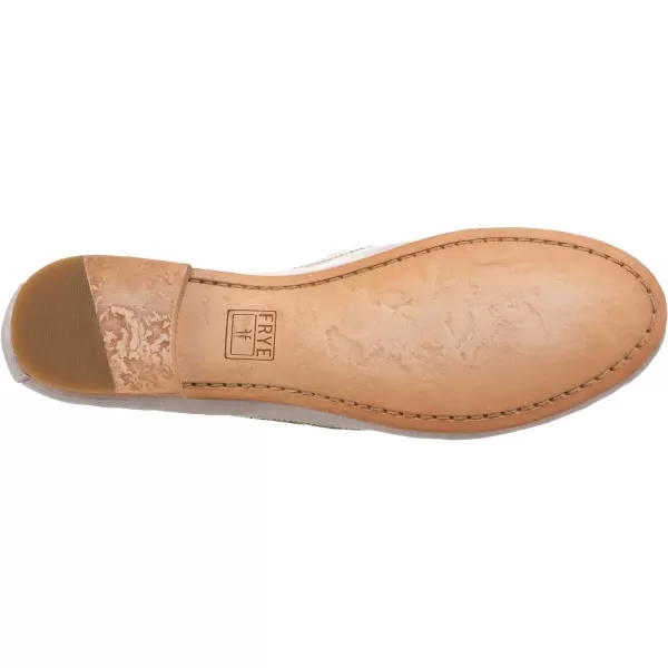 Frye Carson Ballet Flats for Women Featuring Premium Tumbled Leather with Leather Lining and Leather Outsole – 3/8" Heel