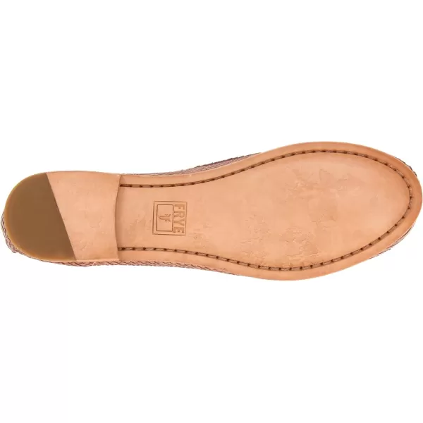 Frye Carson Ballet Flats for Women Featuring Premium Tumbled Leather with Leather Lining and Leather Outsole – 3/8" Heel