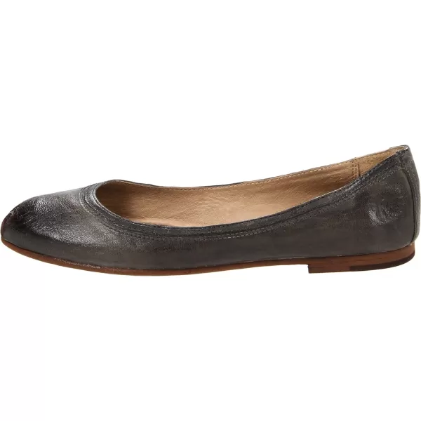 Frye Carson Ballet Flats for Women Featuring Premium Tumbled Leather with Leather Lining and Leather Outsole – 3/8" Heel