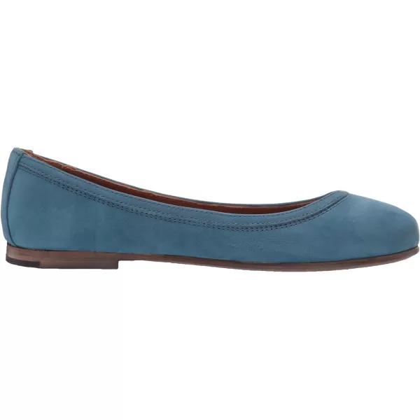 Frye Carson Ballet Flats for Women Featuring Premium Tumbled Leather with Leather Lining and Leather Outsole – 3/8" Heel