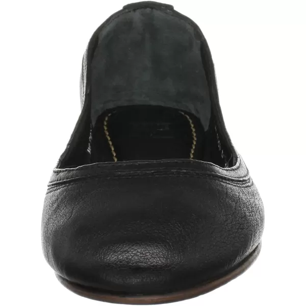 Frye Carson Ballet Flats for Women Featuring Premium Tumbled Leather with Leather Lining and Leather Outsole – 3/8" Heel