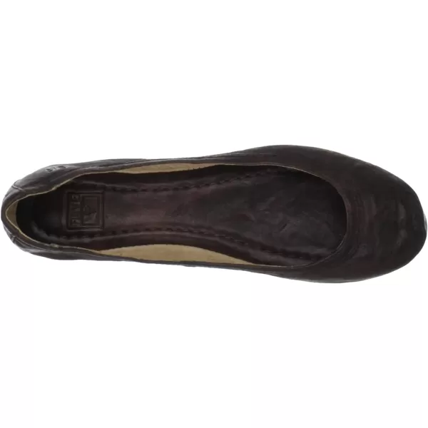 Frye Carson Ballet Flats for Women Featuring Premium Tumbled Leather with Leather Lining and Leather Outsole – 3/8" Heel