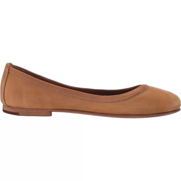 Frye Carson Ballet Flats for Women Featuring Premium Tumbled Leather with Leather Lining and Leather Outsole – 3/8" Heel