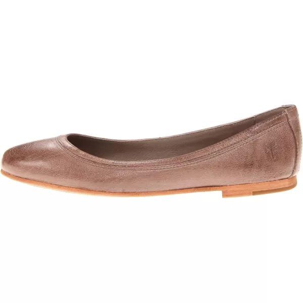 Frye Carson Ballet Flats for Women Featuring Premium Tumbled Leather with Leather Lining and Leather Outsole – 3/8" Heel