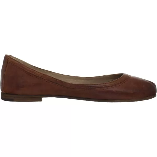 Frye Carson Ballet Flats for Women Featuring Premium Tumbled Leather with Leather Lining and Leather Outsole – 3/8" Heel