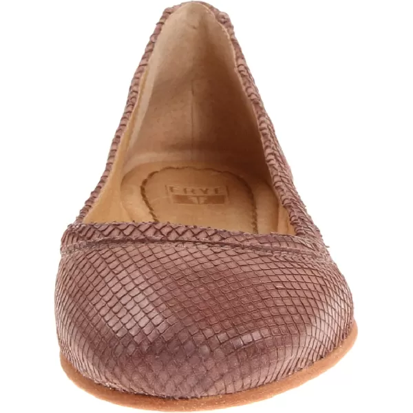 Frye Carson Ballet Flats for Women Featuring Premium Tumbled Leather with Leather Lining and Leather Outsole – 3/8" Heel