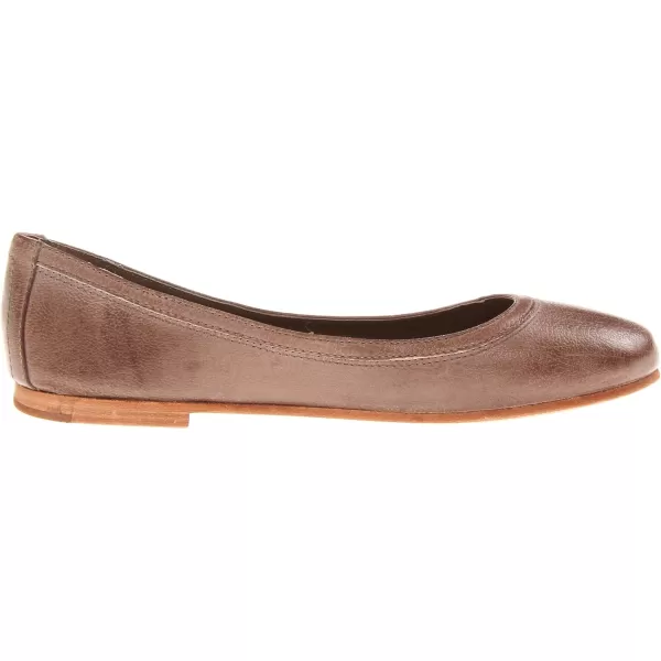 Frye Carson Ballet Flats for Women Featuring Premium Tumbled Leather with Leather Lining and Leather Outsole – 3/8" Heel