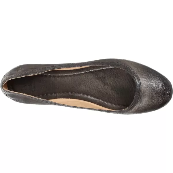 Frye Carson Ballet Flats for Women Featuring Premium Tumbled Leather with Leather Lining and Leather Outsole – 3/8" Heel