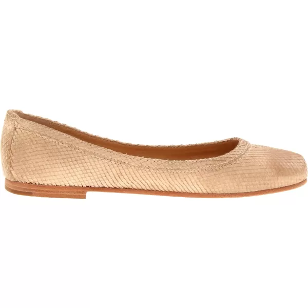 Frye Carson Ballet Flats for Women Featuring Premium Tumbled Leather with Leather Lining and Leather Outsole – 3/8" Heel