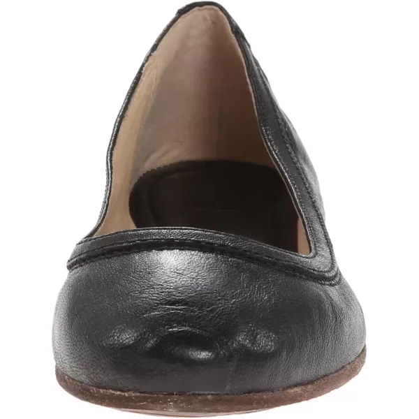 Frye Carson Ballet Flats for Women Featuring Premium Tumbled Leather with Leather Lining and Leather Outsole – 3/8" Heel