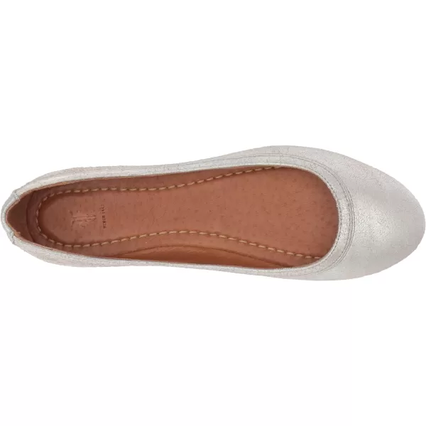 Frye Carson Ballet Flats for Women Featuring Premium Tumbled Leather with Leather Lining and Leather Outsole – 3/8" Heel