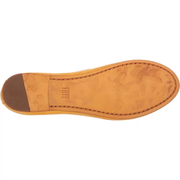 Frye Carson Ballet Flats for Women Featuring Premium Tumbled Leather with Leather Lining and Leather Outsole – 3/8" Heel